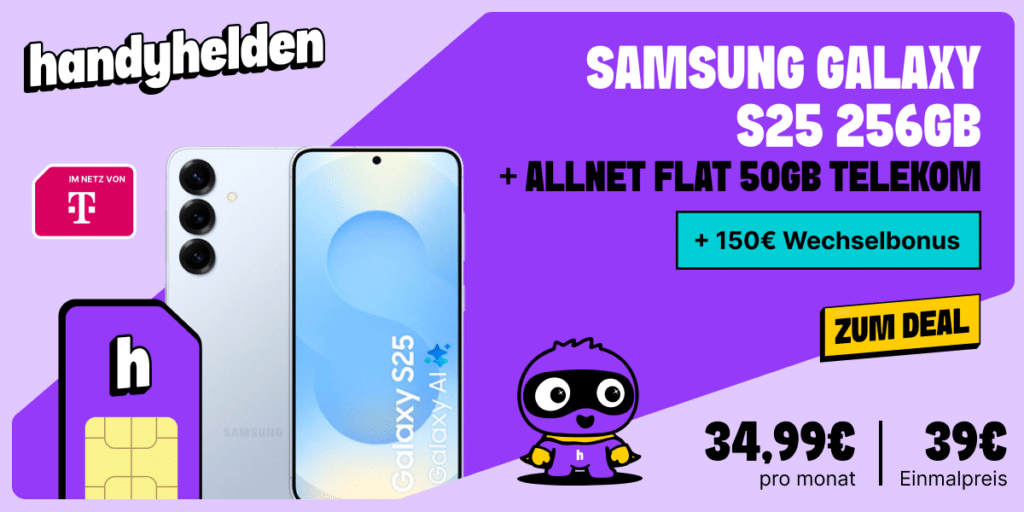 W2   Galaxy S25 256GB   Telekom   1200x600
