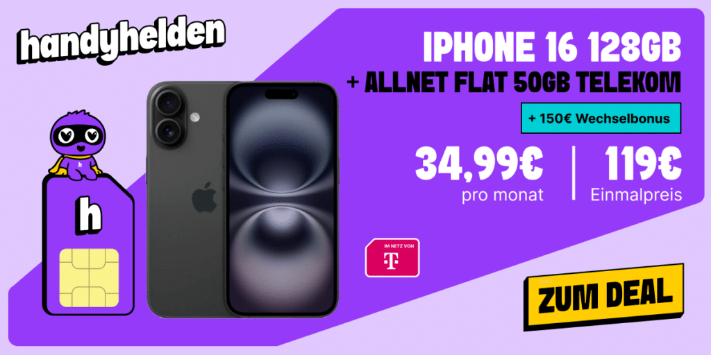 W2   iPhone 16 128GB   Telekom   1200x600