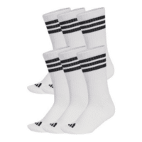 adidas Unisex 3 Stripes Essentials Cushioned Crew Socks 6 Pair Pack Socken