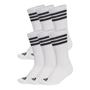 adidas Unisex 3 Stripes Essentials Cushioned Crew Socks 6 Pair Pack Socken