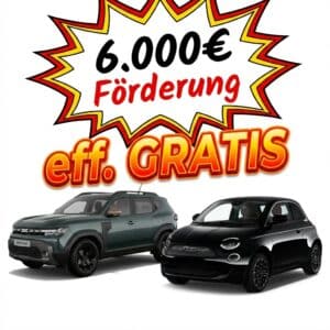 [1.337€ "Gewinn" mögich?] 🤯 Fiat 500e / Dacia Spring / Leapsome T03 eff. GRATIS fahren! 😳 Durch staatl. Förderung