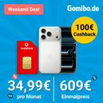 200€ Bonus📱Apple iPhone 17 Pro für 609€ + 45GB Vodafone 5G für 34,99€ mtl. // mit GigaKombi für 29,99€ 🤩