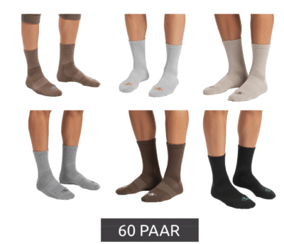 60 Paar SCOTCH SODA Herren 12 Frottee High Quarter Crew Socken 60 Paar SCOTCH & SODA Herren 1/2-Frottee High-Quarter-Crew-Socken