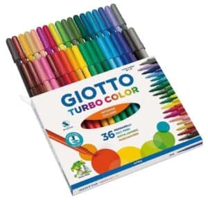 Giotto Turbo Color pennarelli in astuccio da 36 colori  Amazon.de Buerobedarf  Schreibwaren 2026 02 13 16 34 42