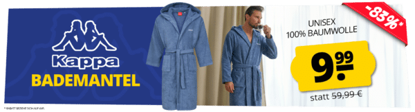 Kappa Unisex Bademantel AFFILIATE DEU