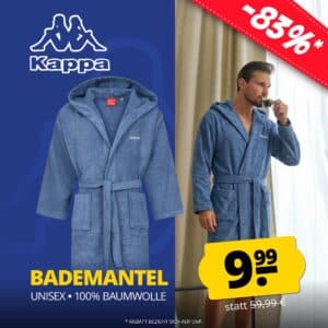 Kappa Unisex Bademantel MOB DEU