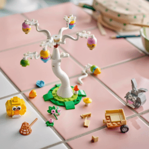 LEGO Osterhase und Ostereiersuche