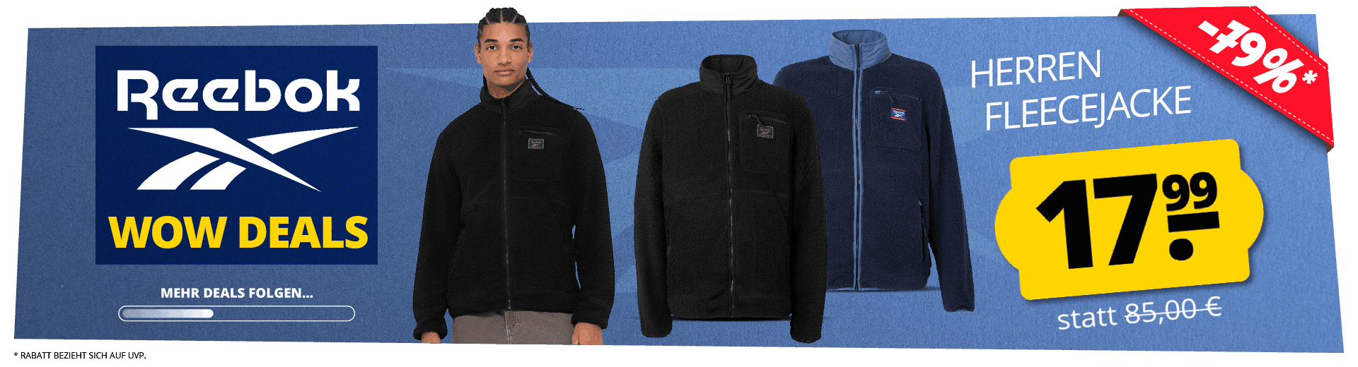 Reebok WOW DEALS Herren Fleecejacke AFFILIATE DEU Reebok WOW DEALS Herren Fleecejacke AFFILIATE DEU