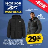 Reebok WOW DEALS Herren Wintermantel MOB DEU