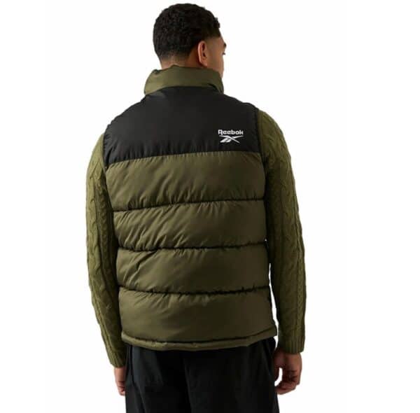 Reebok Heavyweight Puffer Herren Weste gruen
