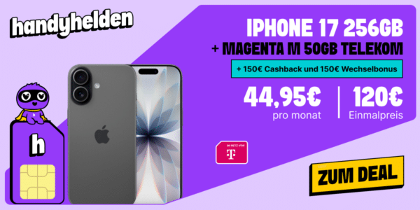 W8   iPhone 17 256GB   Telekom   1200x600