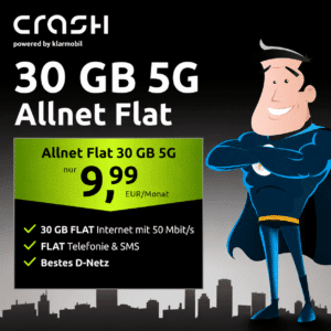 🔥 30GB 5G TELEKOM Allnet-Flat für 9,99€ mtl. | 0,00€ AG