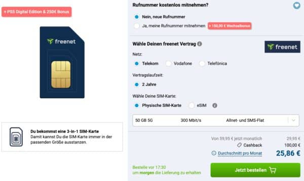 freenet Magenta Mobil M   Telekom Netz   2 Jahre   Gomibo.de 2026 02 12 16 17 01