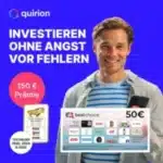 TOP! 200€ Bonus bei quirion: 50€ Gutschein + 150€ Prämie sichern!