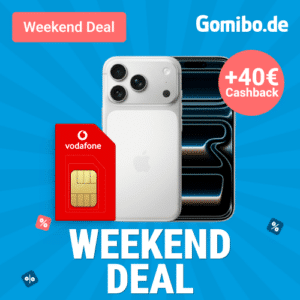 140€ Bonus📱Apple iPhone 17 Pro für 599€ + 70GB Vodafone 5G für 34,99€ mtl. // mit GigaKombi für 29,99€ 🤩