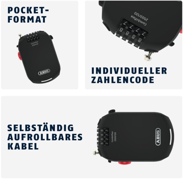 ABUS Combiflex Spezialschloss mit Zahlencode   Schwarz 2026 03 12 12 20 01