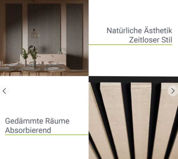 Akustikpaneele Holz  Wandpaneele 4er Set 2026 03 03 12 09 10