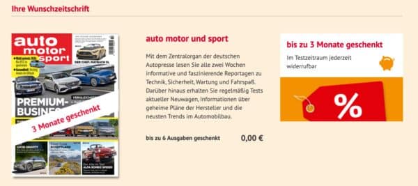 Auto Motor und Sport