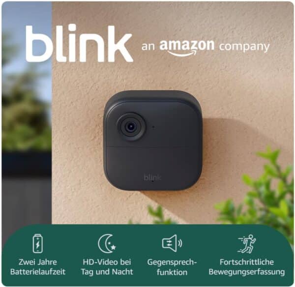 Die neue Blink Kamera Outdoor 4  Blink Videotuerklingel Weiss Kabellose intelligente HD Sicherheitskamera zwei Jahre Batteri 2026 03 04 15 28 02