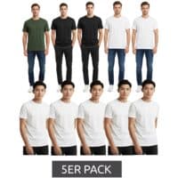 Hochwertiges 5er Pack SCOTCH  SODA Crew Neck Herren T Shirt Basic Shirt UnterziehshirtBaumwoll Shirt SSFA25M2312806 in Weiss o 2026 03 03 09 40 08
