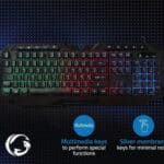 🕹️ 2x Nedis Wired Gaming Keyboard (QWERTZ, LED-Beleuchtung)