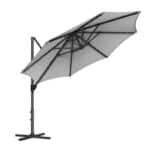 ⛱️ Songmics Ampelschirm mit LED-Beleuchtung, Solarpanel & Kurbel (300 cm) | Ohne LEDs für 70€