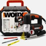WORX Pendelhub-Stichsäge (750W, Laserführung, Geschwindigkeitsregelung)