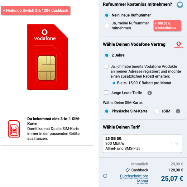 Monosnap Vodafone Smart entry   2 Jahre   sim only   Gomibo.de 2026 03 11 08 56 26