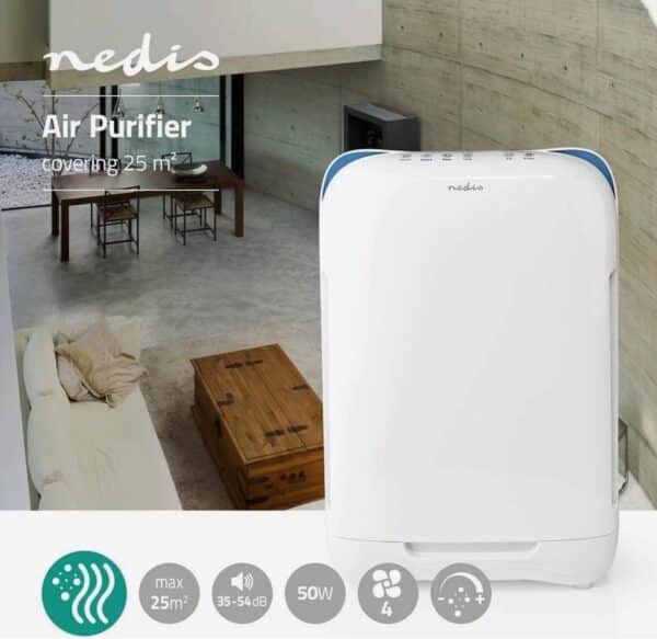 NEDIS Luftreiniger Luftqualitaetsanzeige HEPA Filter Raumluftreiniger bis 25m2  eBay.de 2026 03 04 10 50 05