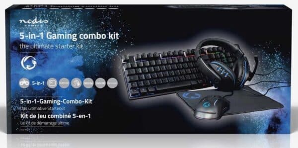 Nedis Gaming Combo Kit 5 in 1 SET Tastatur Headset Maus Mauspad Komplett Setup  eBay.de 2026 03 04 10 30 43