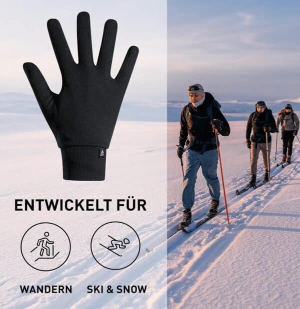 Odlo Sporthandschuhe Herren Damen Active Warm I Unterziehhandschuhe I Ski Handschuhe Sporthandschuhe I Unisex  Amazon.de Fash 2026 03 13 13 50 19