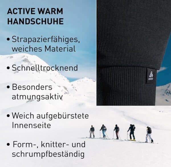 Odlo Sporthandschuhe Herren Damen Active Warm I Unterziehhandschuhe I Ski Handschuhe Sporthandschuhe I Unisex  Amazon.de Fash 2026 03 13 13 50 34