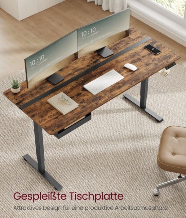 VASAGLE Hoehenverstellbarer Schreibtisch 60 x 120 cm  SONGMICS HOME 2026 03 04 11 43 38