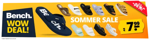 HB BENCH WOW DEAL Sommer Sale AFFILIATE DEU