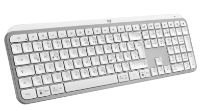Logitech MX Keys S kabellose Tastatur weiß