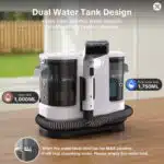 Lubluelu V8 Heißwasser-Teppichreiniger (15.000 Pa, 60 °C warmes Wasser)