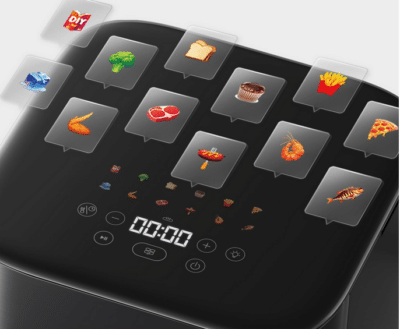 Mova AeroChef FD10 Pro Heißluftfritteuse Display