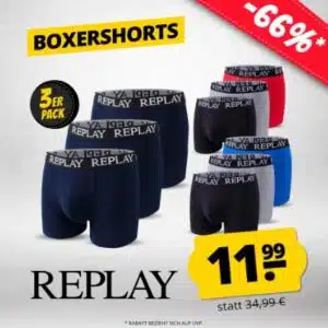 Replay Boxershorts   3er Pack