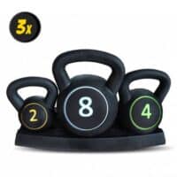 SPORTINATOR Power Kettlebell 3er Set