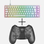 Diesmal mit Trust GXT 590 Controller 🎮👉 Cherry XTRFY K5V2 Mechanische Gaming-Tastatur Red Switches