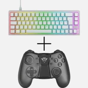 Trust GXT 590 Controller und Cherry XTRFY K5V2 Mechanische Gaming Tastatur