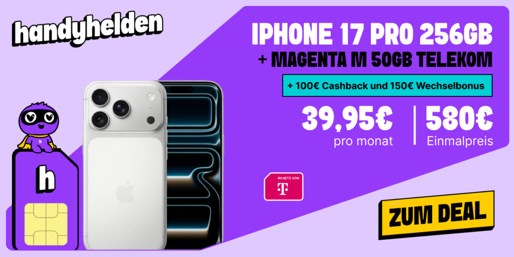 W18   iPhone 17 Pro 256GB   Telekom   1200x600