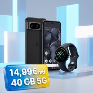 Effektiv 228€ Ersparnis! 🔥 Google Pixel 10 + Pixel Watch 3 LTE für 99€📱 im o2 Blue mit 40GB 5G NUR 14,99€ mtl.