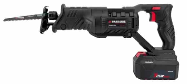 20 V Akku Saebelsaege Starterset PSSAP 20 Li E5 mit Akku und Ladegeraet