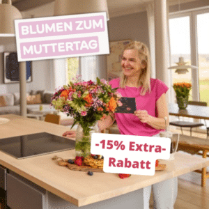 Muttertag! 💐 15% Gutschein auf Blumen & Pflanzen bei BLUME2000
