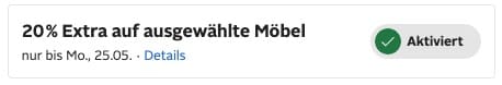Direktabzug auf Wohnen
