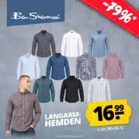 HB Ben Sherman Langarmhemden MOB DEU