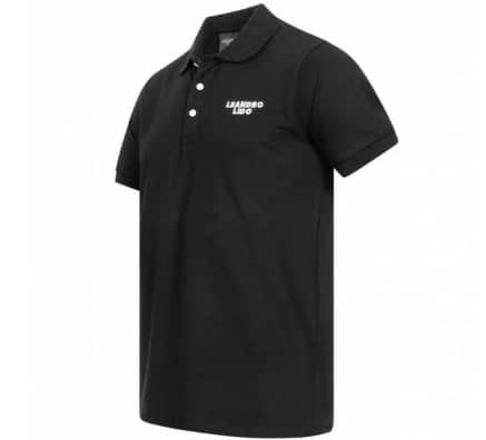 LEANDRO LIDO Sorrent Herren Polo Shirt schwarz