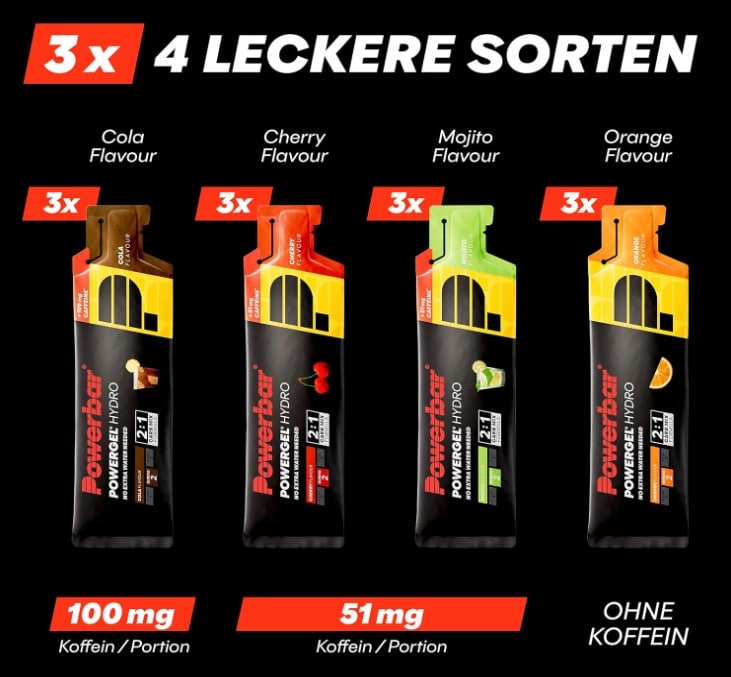 Powerbar   PowerGel Hydro Multiflavourbox