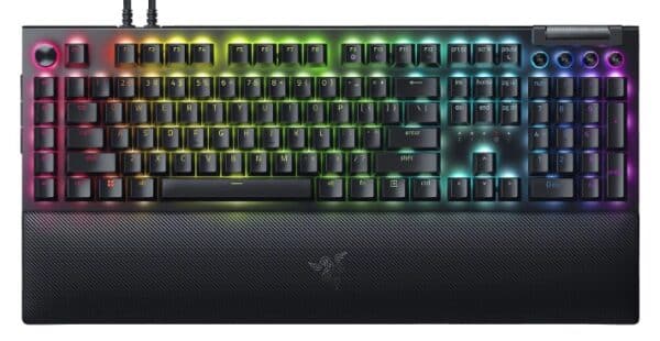 RAZER BlackWidow V4 Pro Snap Tap Gaming Tastatur Mechanisch Razer Yellow Kabelgebunden Schwarz